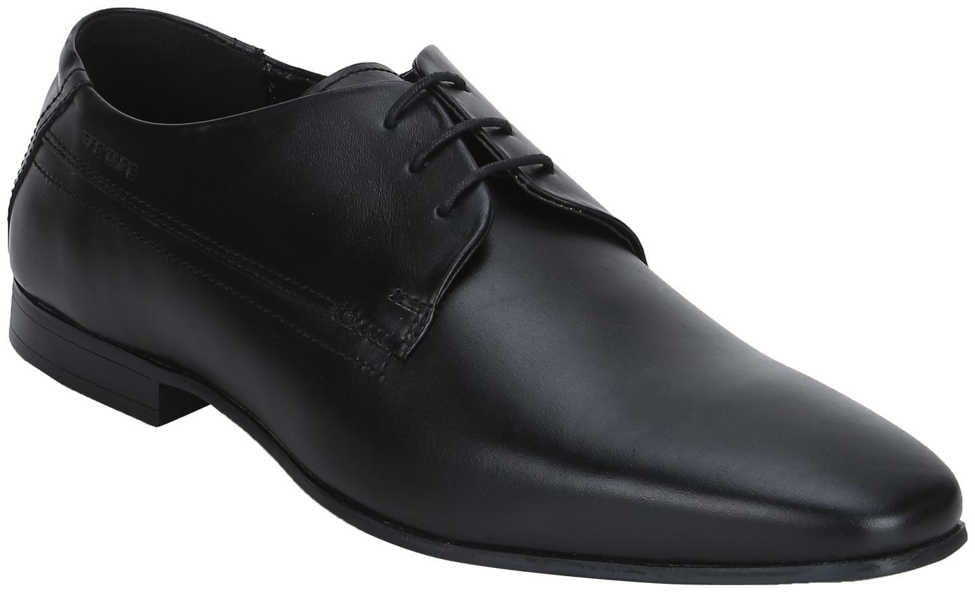 

Red Tape Men Black Derby Formal Shoes - RTE1191