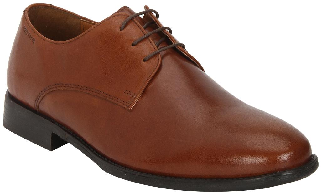 

Red Tape Men Tan Derby Formal Shoes - RTE0503