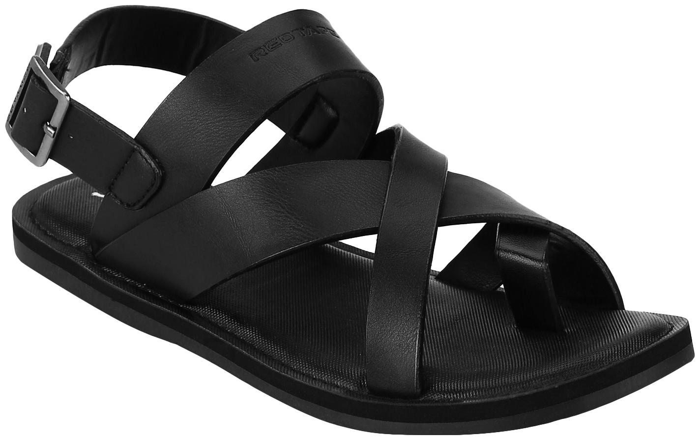 

Red Tape Men Black Sandals