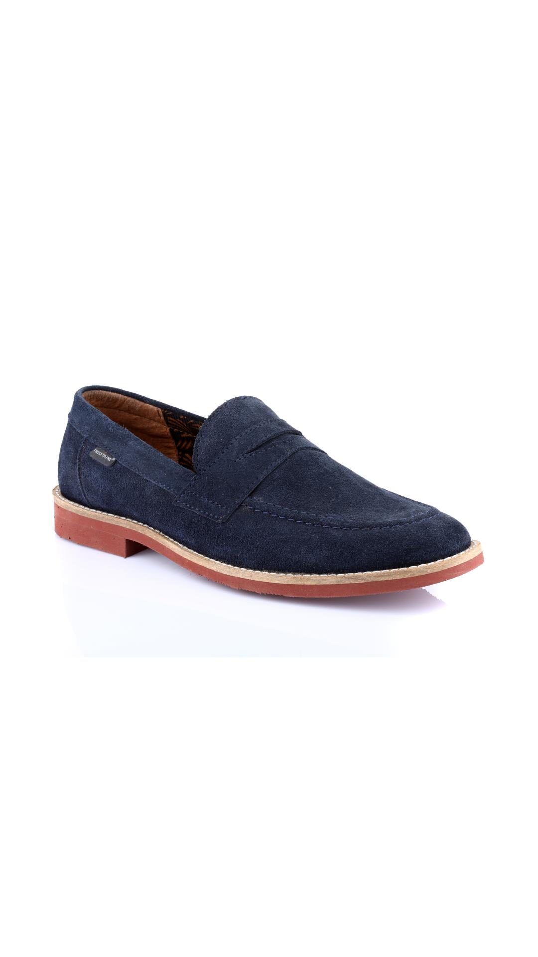 red penny loafers
