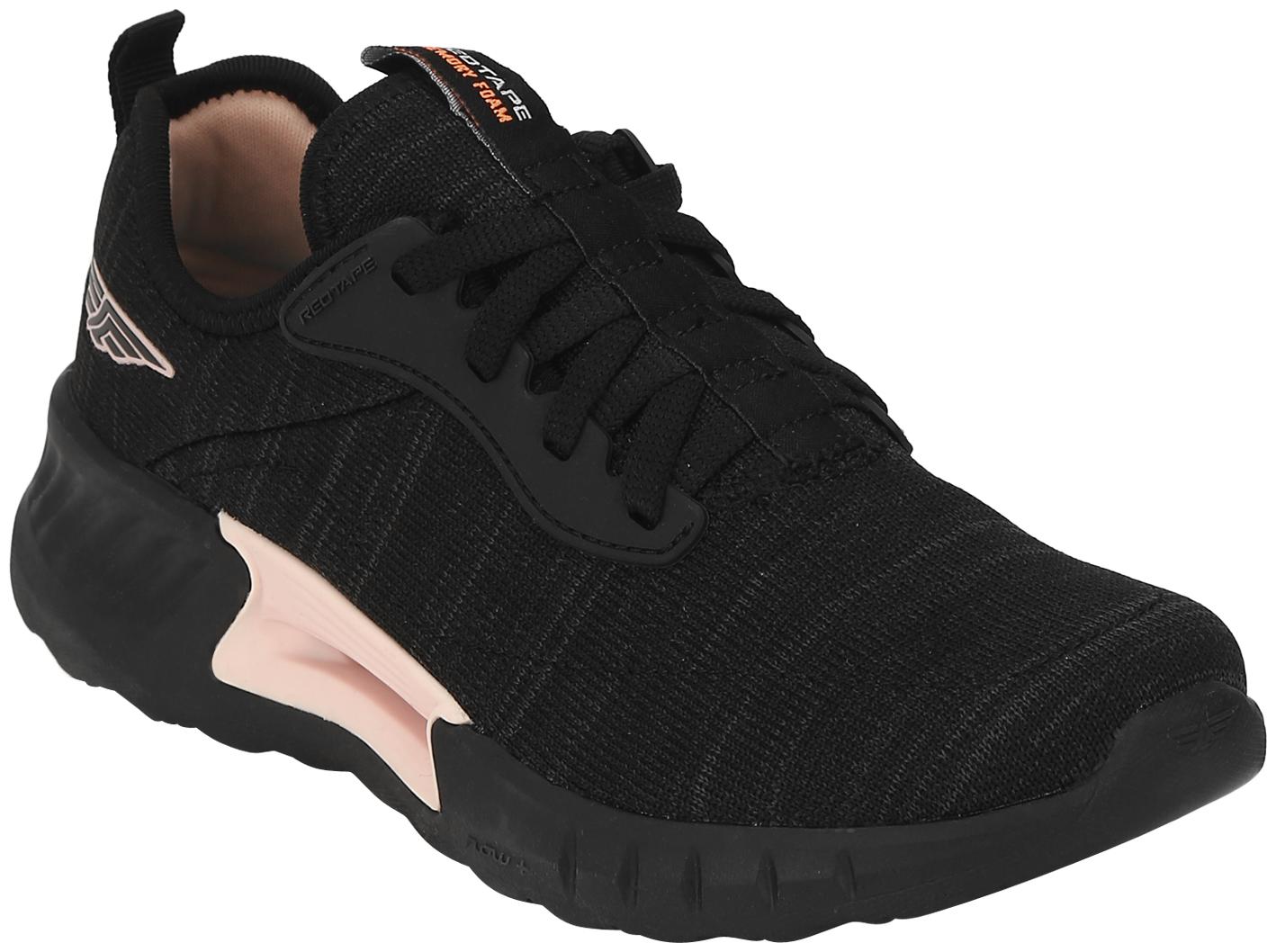 

Red Tape Women SPORTS SHOES Walking Shoes ( Black )