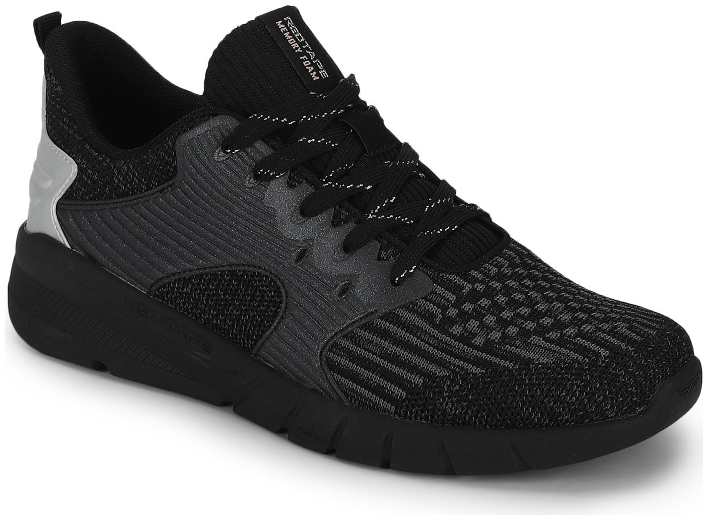 

Red Tape Women Walking Shoes ( Black )