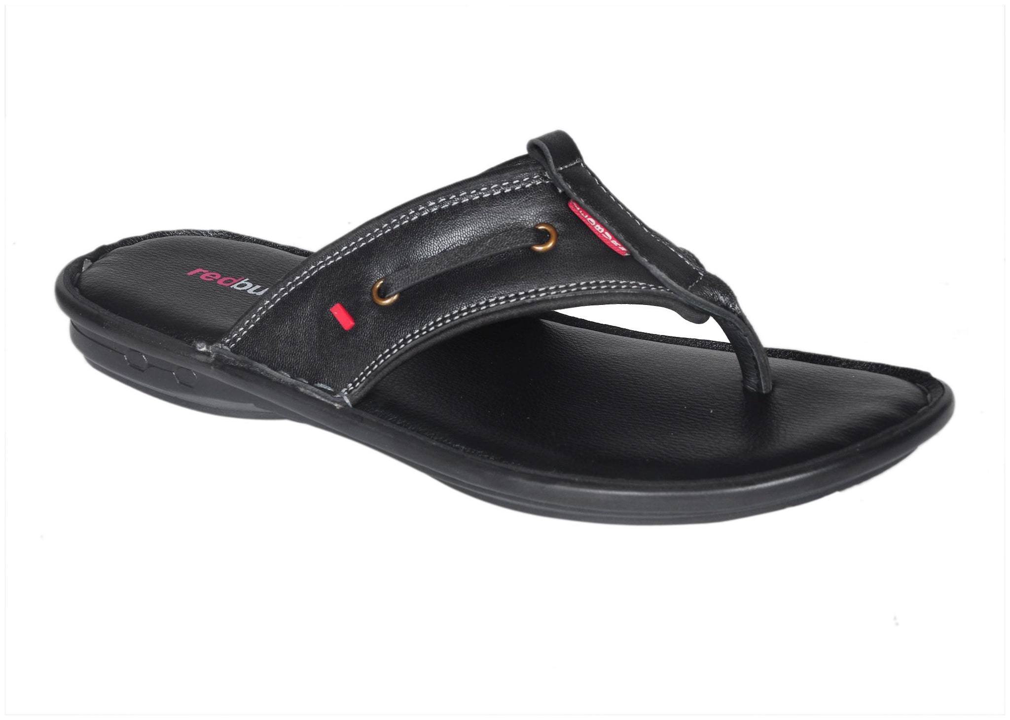 

REDBURN Men Black Flip-Flops - 1 Pair