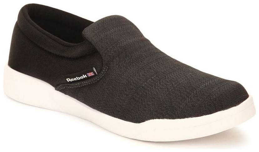 

Reebok Unisex Black Slip-On Sneakers - Ar0900