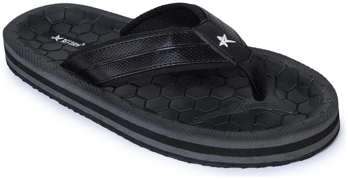 

REFOAM Men Black Indoor Slippers - 1 Pair