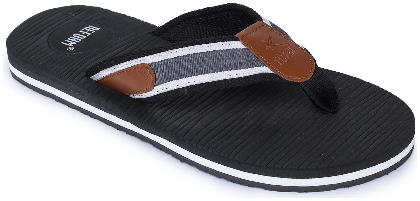 

REFOAM Men Black Indoor Slippers - 1 Pair