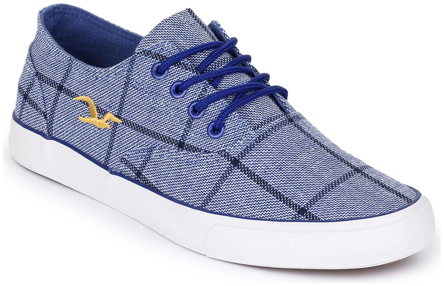 

REFOAM Men Blue Casual Shoes - REFOAM MEN S BLUE TEXTILE CASUAL SHOES - KM-8BLUEGREY