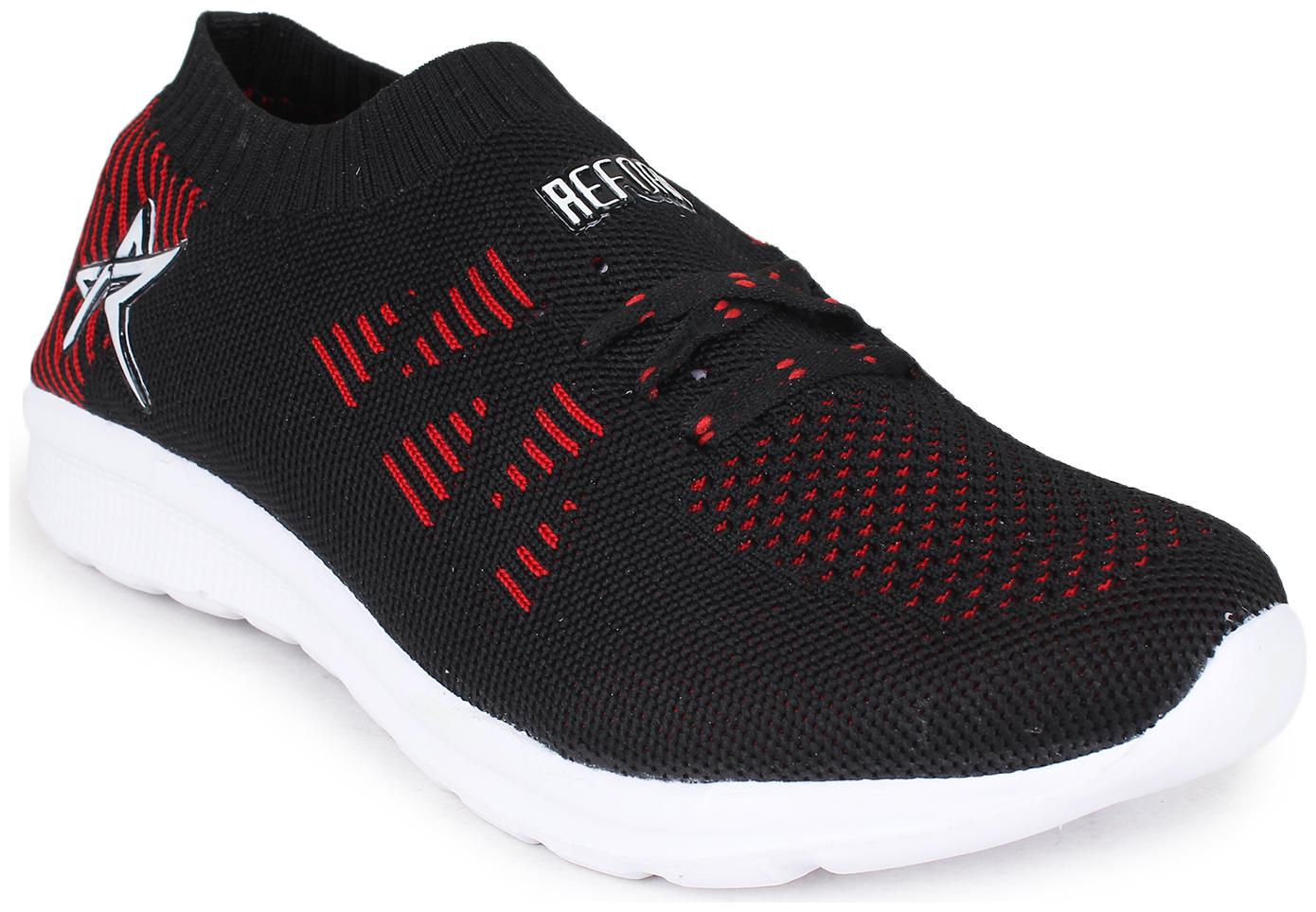 

REFOAM Men Running Shoes ( Black Red )