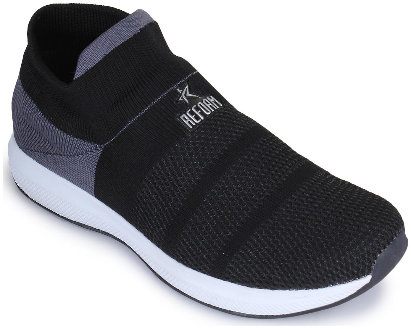 

REFOAM Men Walking Shoes ( Grey Black )