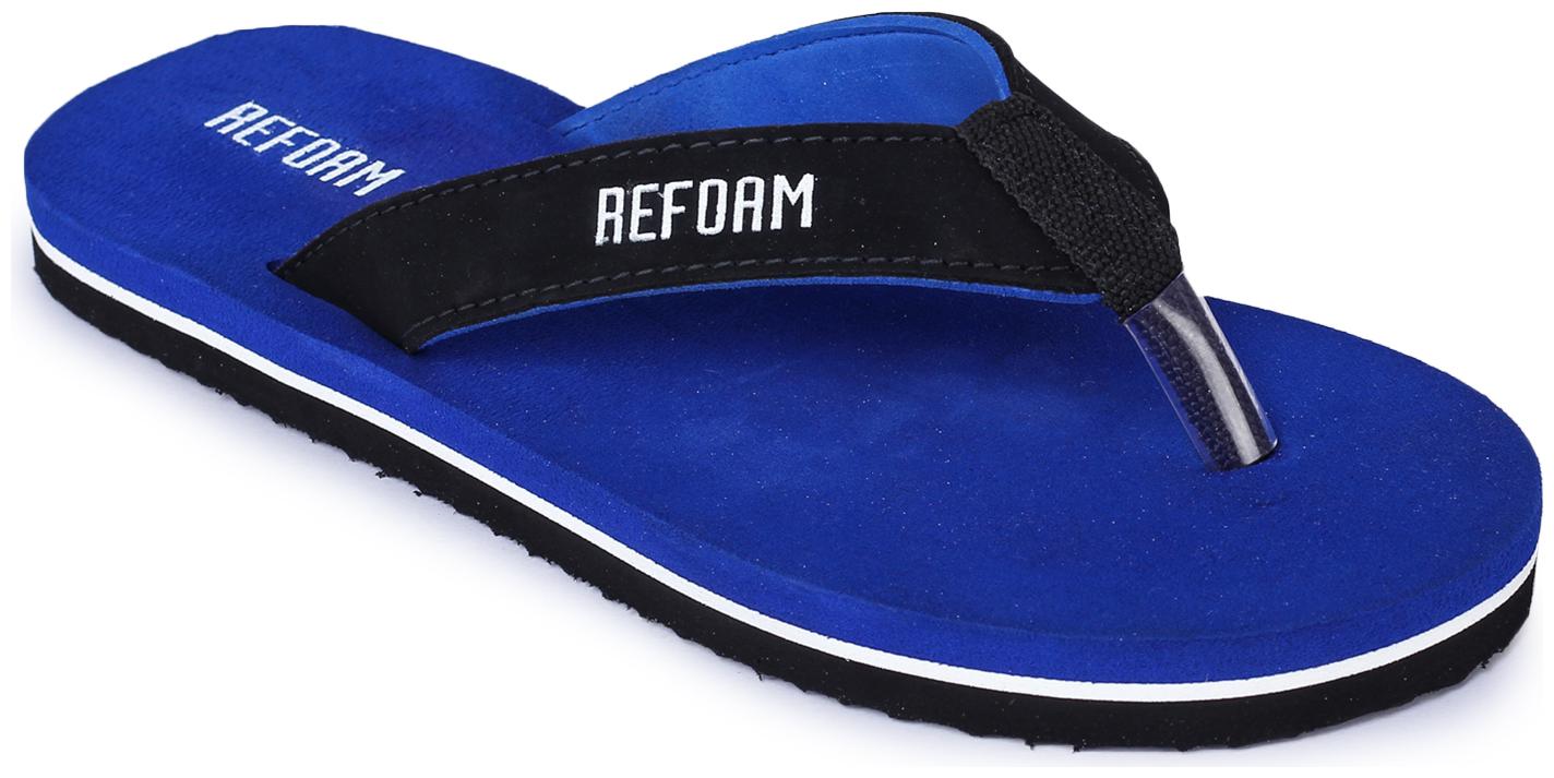

Refoam Women Blue Rubber Casual Slipper