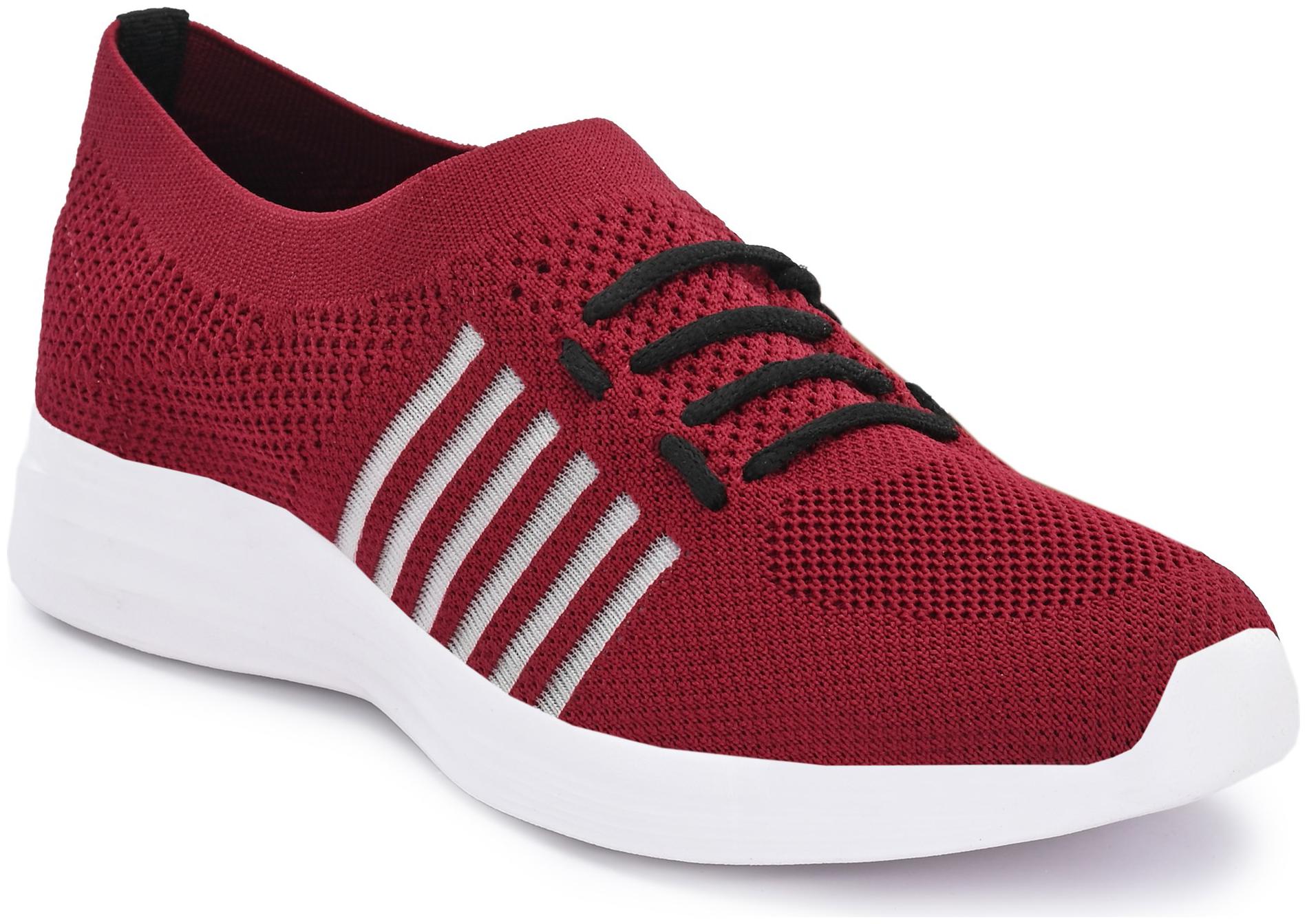 

REFORCE Men Reforce Men s Red Mesh Sports Shoes Running Shoes ( Red )
