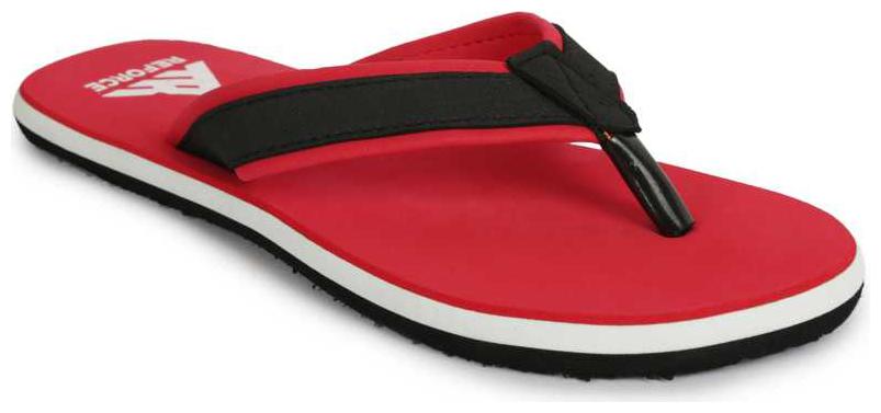 

REFORCE Men s Red Fabric Slippers