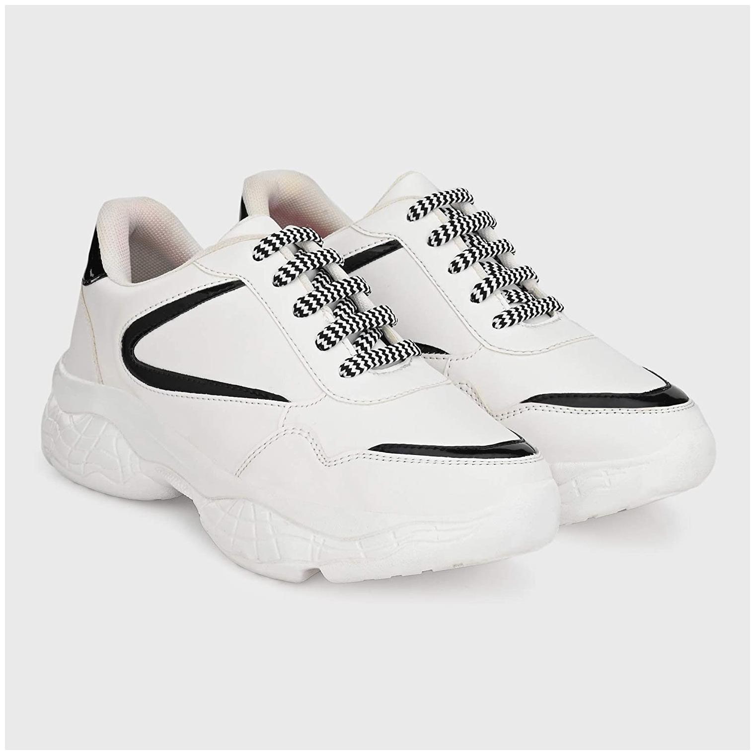

REFORCE Women White Sneakers