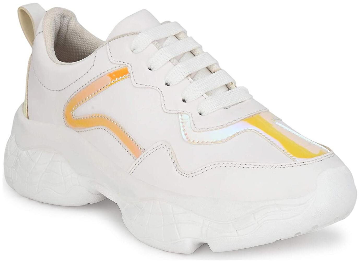 

REFORCE Women White Sneakers