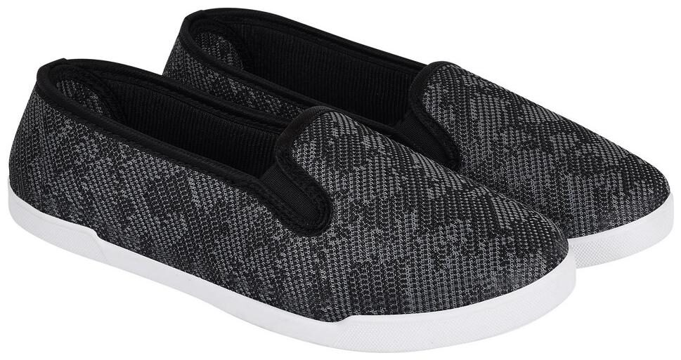 

Rex Shoes Women Black Slip-On Shoes