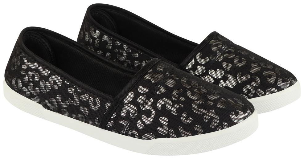 

Rex Shoes Women Black Slip-On Shoes