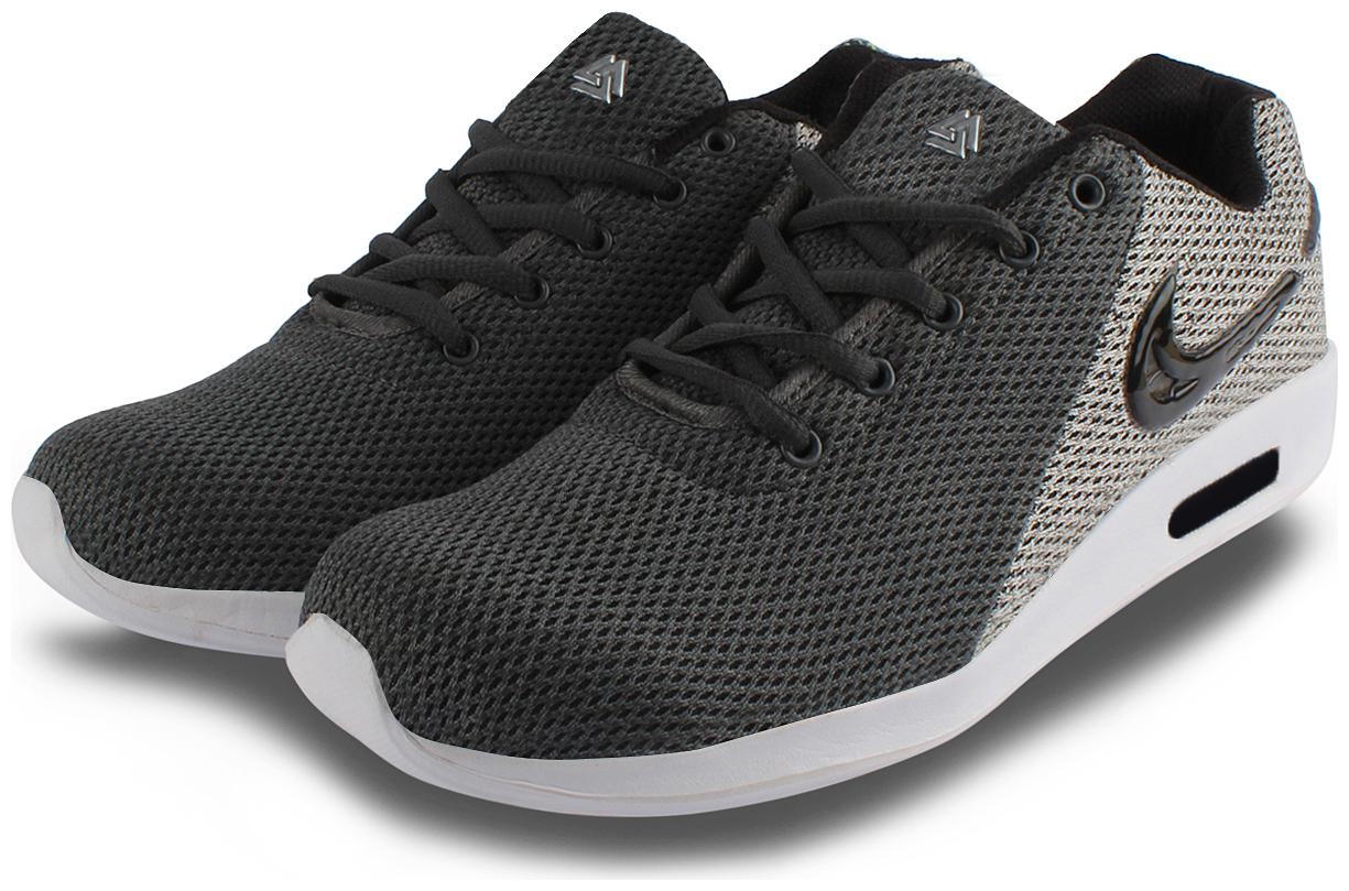 

Rexler Men Sports Running Jogging Shoes Running Shoes ( Grey )