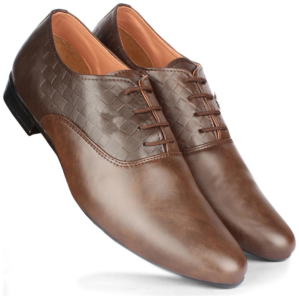 

Rexler Men Brown Derby Formal Shoes - REXLER LV 05 BRN