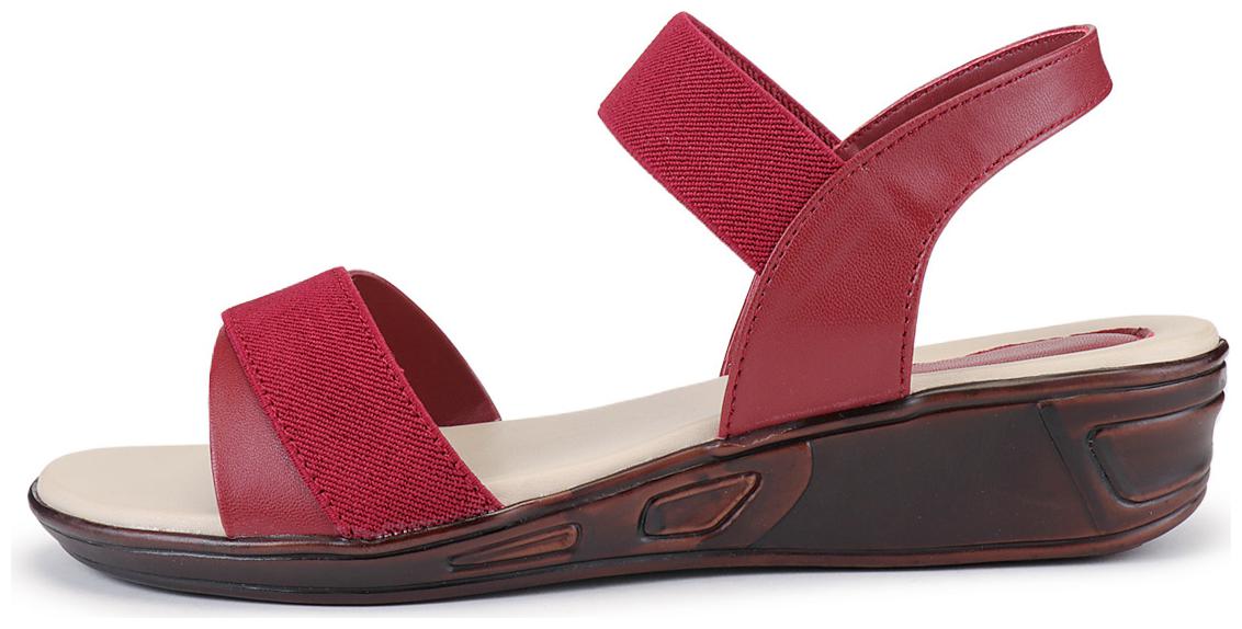 

RIMBOLL Women Maroon Sandals