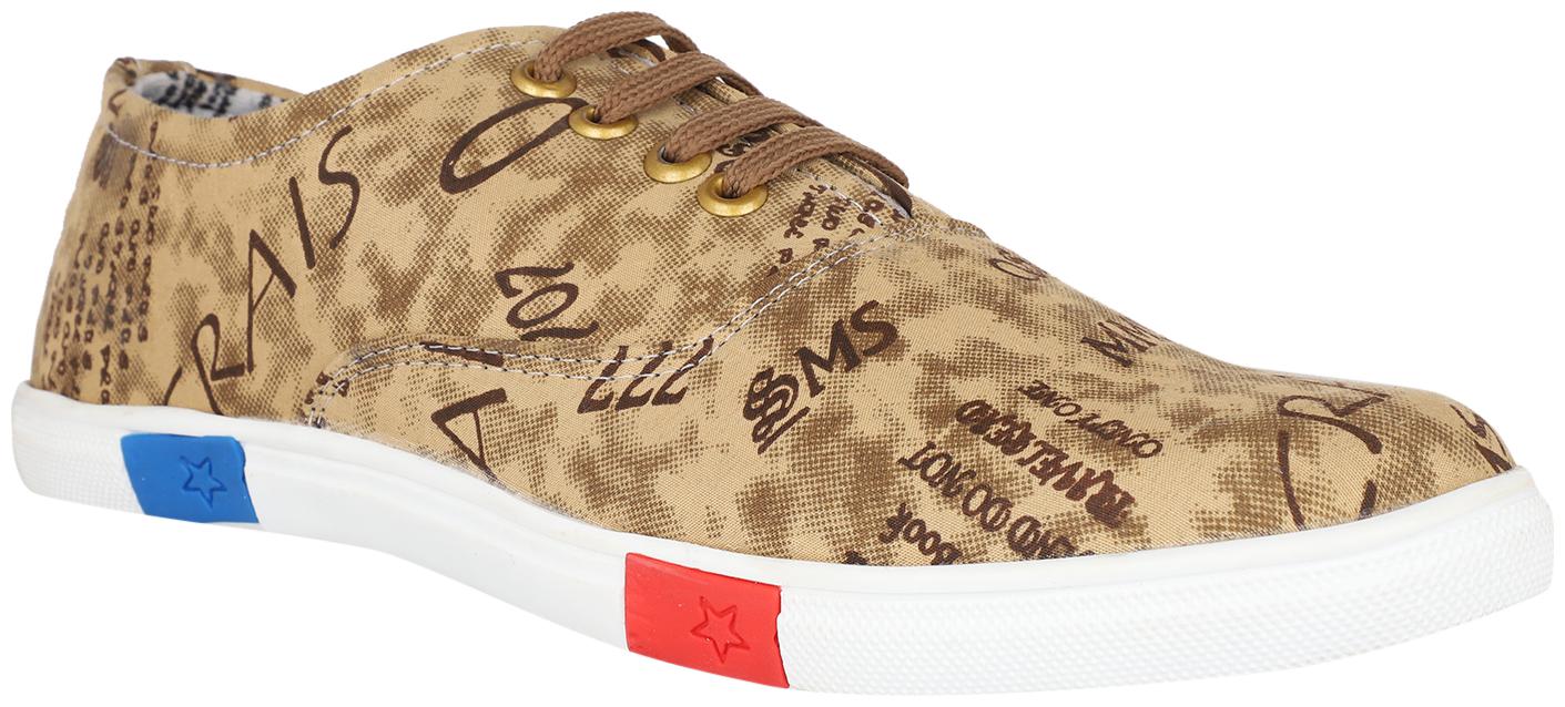 

ROBBOX Men Tan Casual Shoes - MEN S WALKING SHOES - 1400-CAMEL