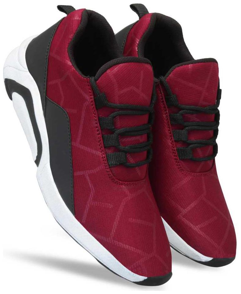 

ROBBOX Men Men s Running Shoes Running Shoes ( Maroon )