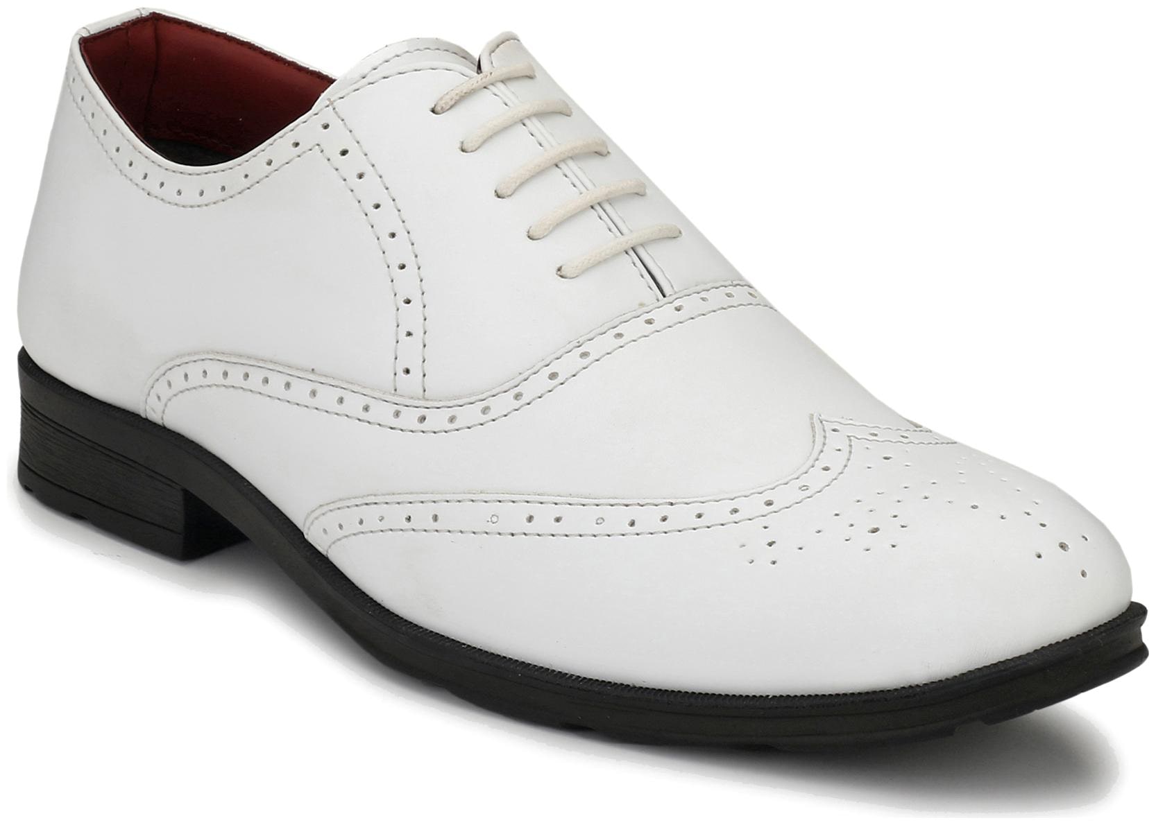 

Rodolfo Darrell Men White Formal Shoes