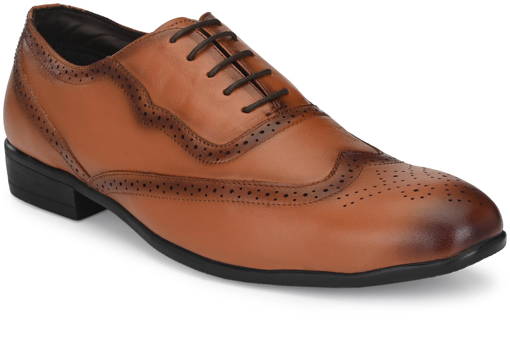 

Rodolfo Darrell Men Tan Brogues Formal Shoes - RDPK0091-TAN