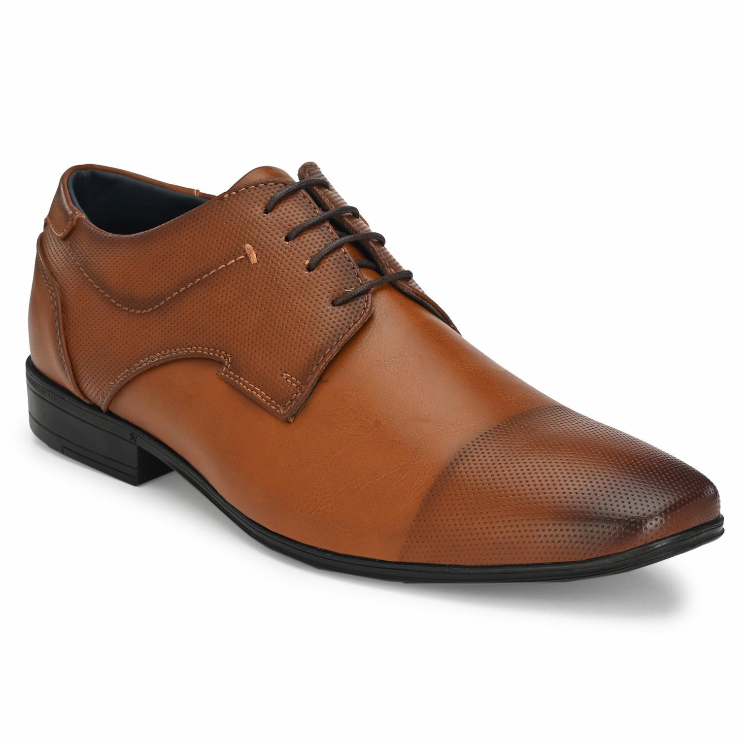 

Rodolfo Darrell Men Tan Derby Formal Shoes - RDPK0133-TAN
