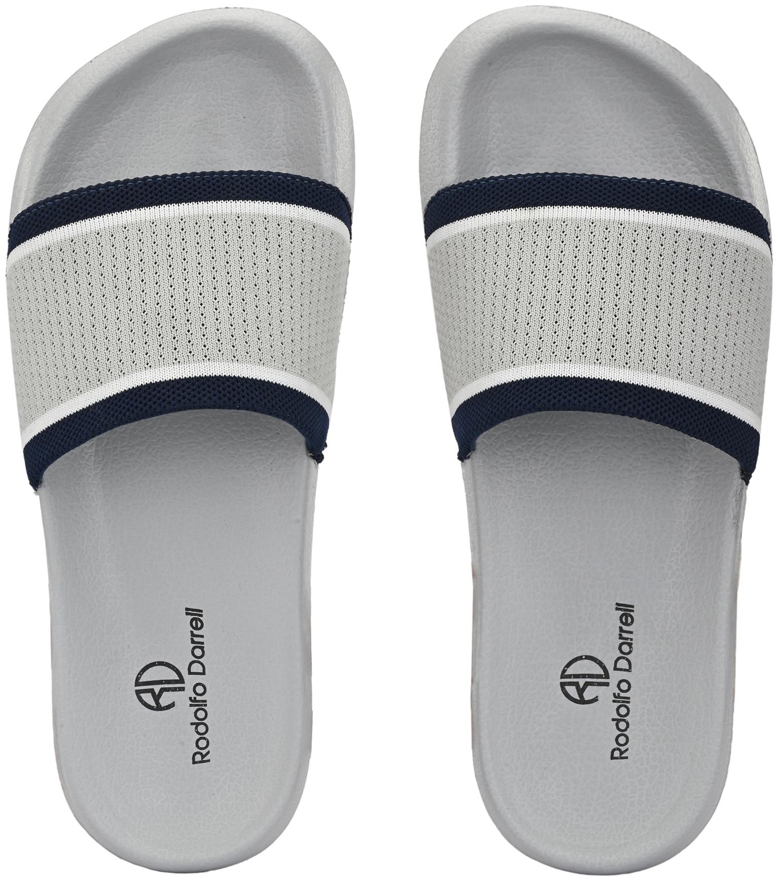 

Rodolfo Darrell Men Grey Sliders - 1 Pair