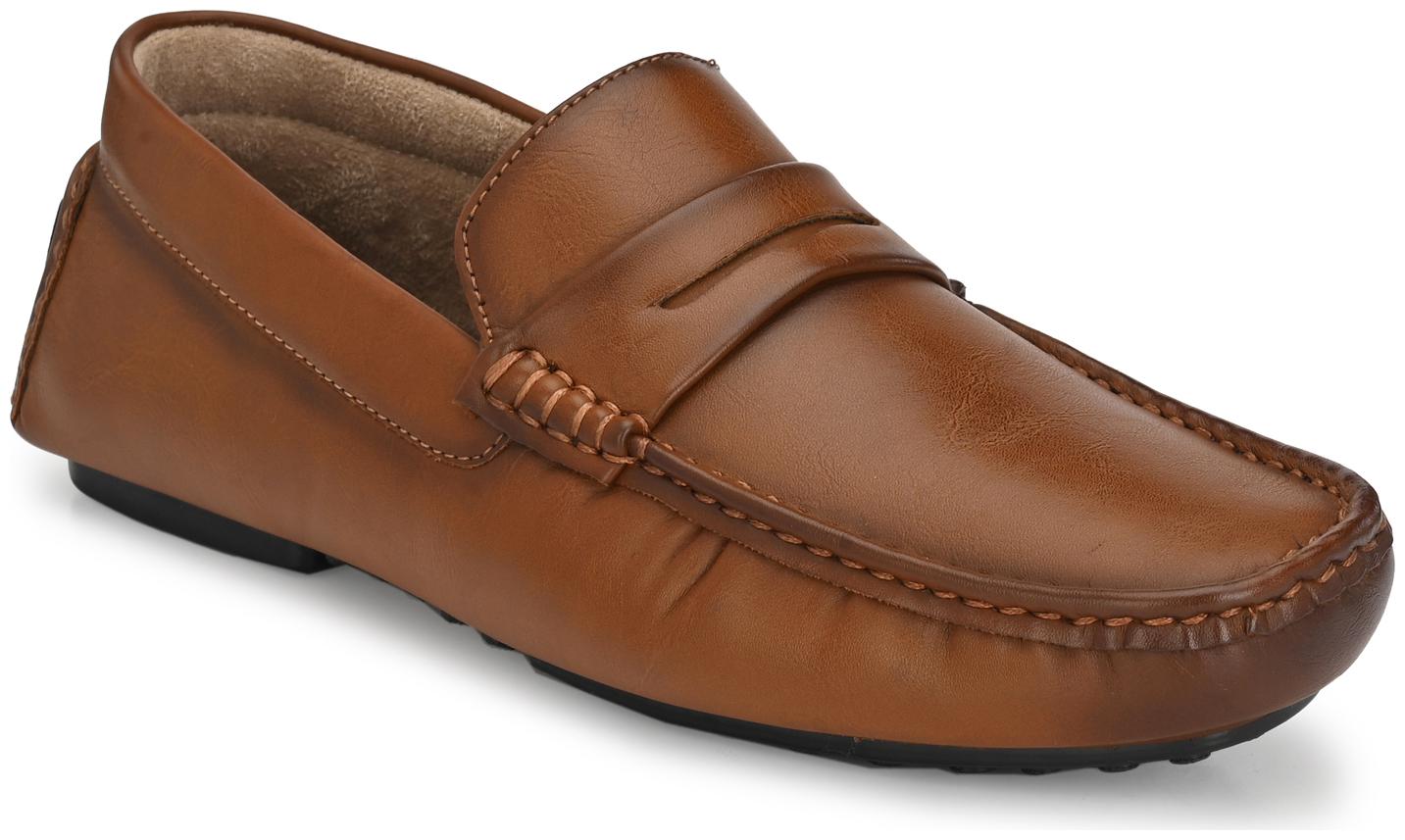 

Rodolfo Darrell Men Tan Loafers - RDPK0123-TAN