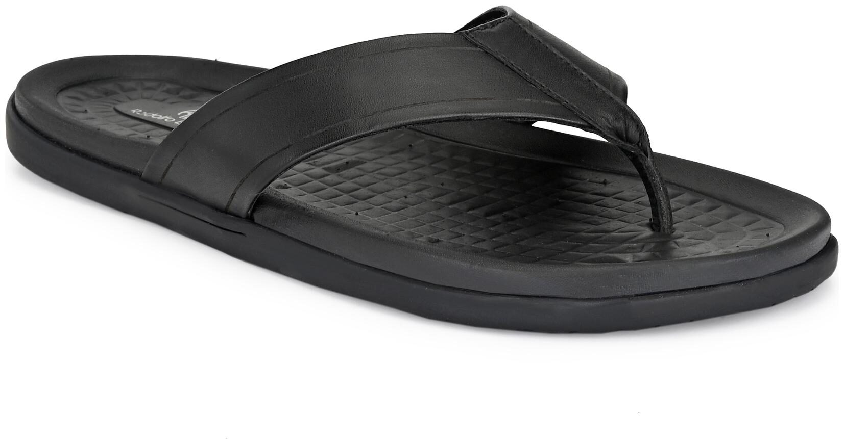 

Rodolfo Darrell Men Black Flip-Flops - 1 Pair
