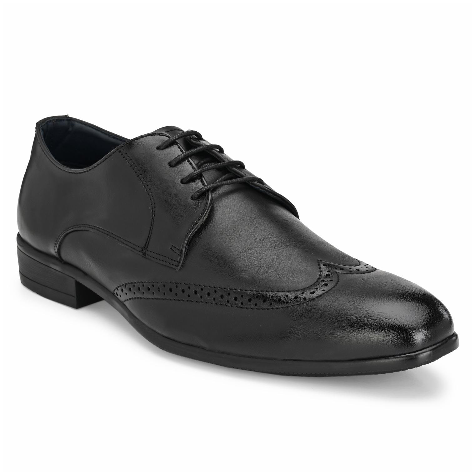 

Rodolfo Darrell Men Black Derby Formal Shoes - RDPK0131-BLACK