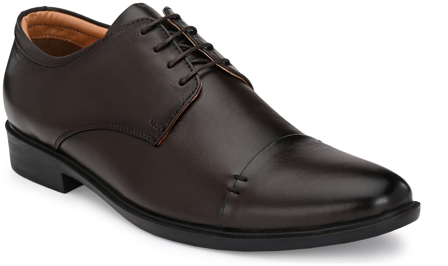 

Rodolfo Darrell Men Brown Derby Formal Shoes - RDPK0093-BROWN