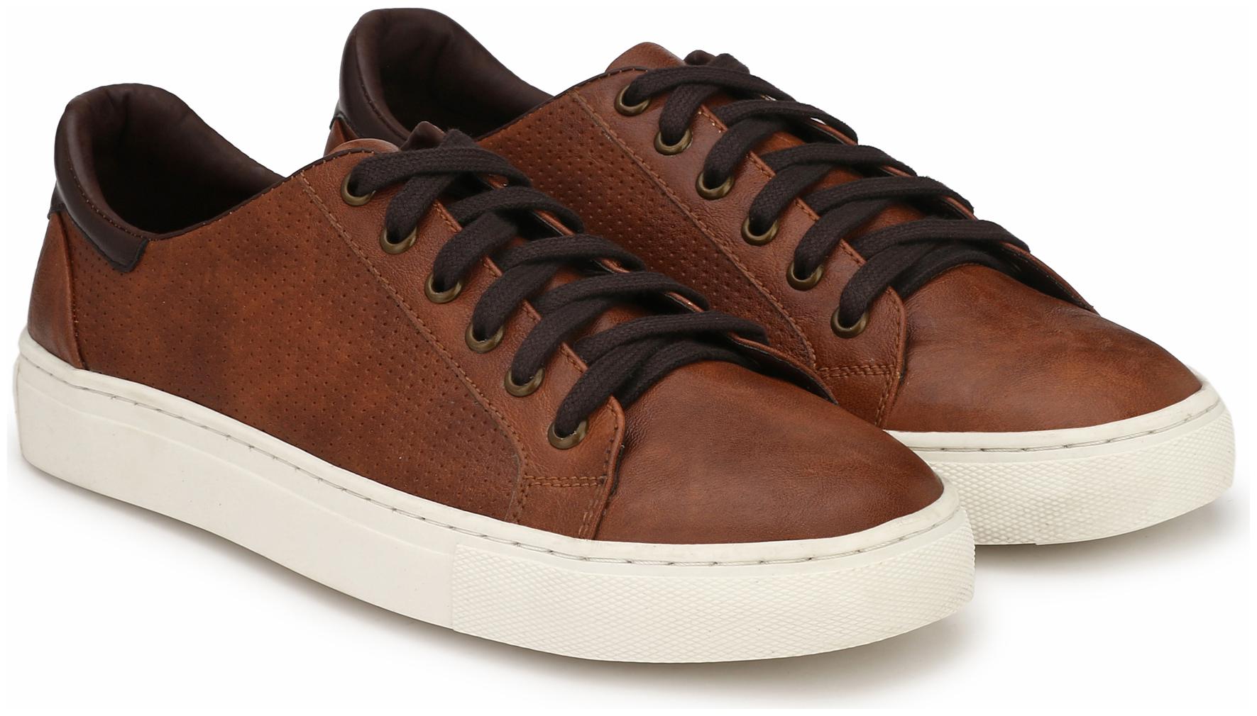 

Rodolfo Darrell Men Tan Sneakers