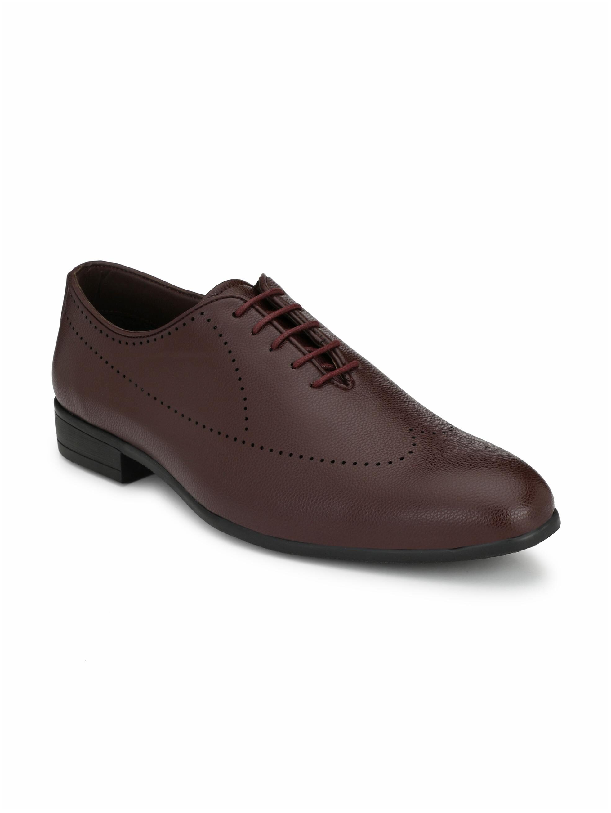 

Rodolfo Darrell Men Maroon Oxford Formal Shoes - RDPK0065-BURGUNDY
