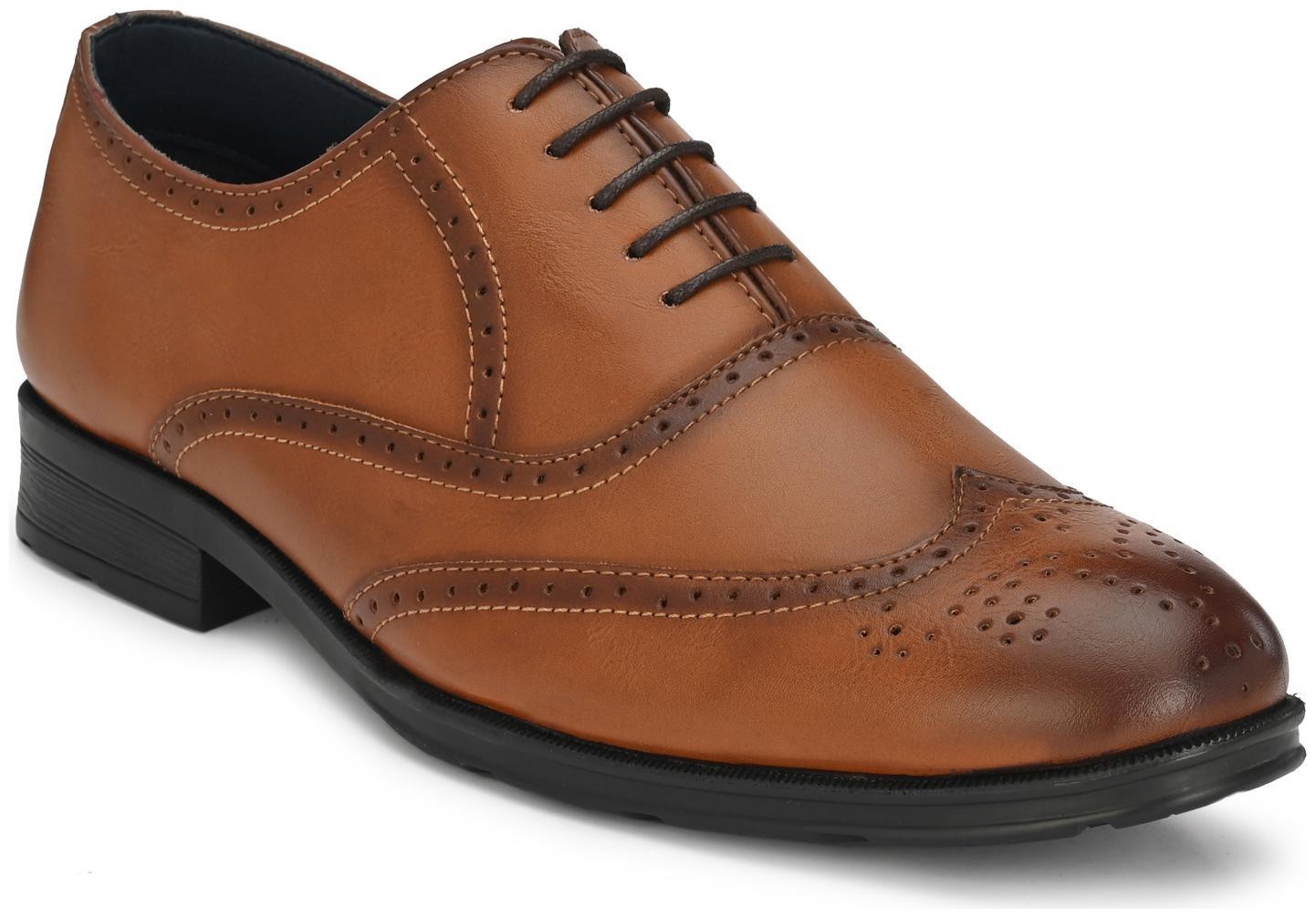 

Rodolfo Darrell Men Tan Oxford Formal Shoes - RDPK0120-TAN
