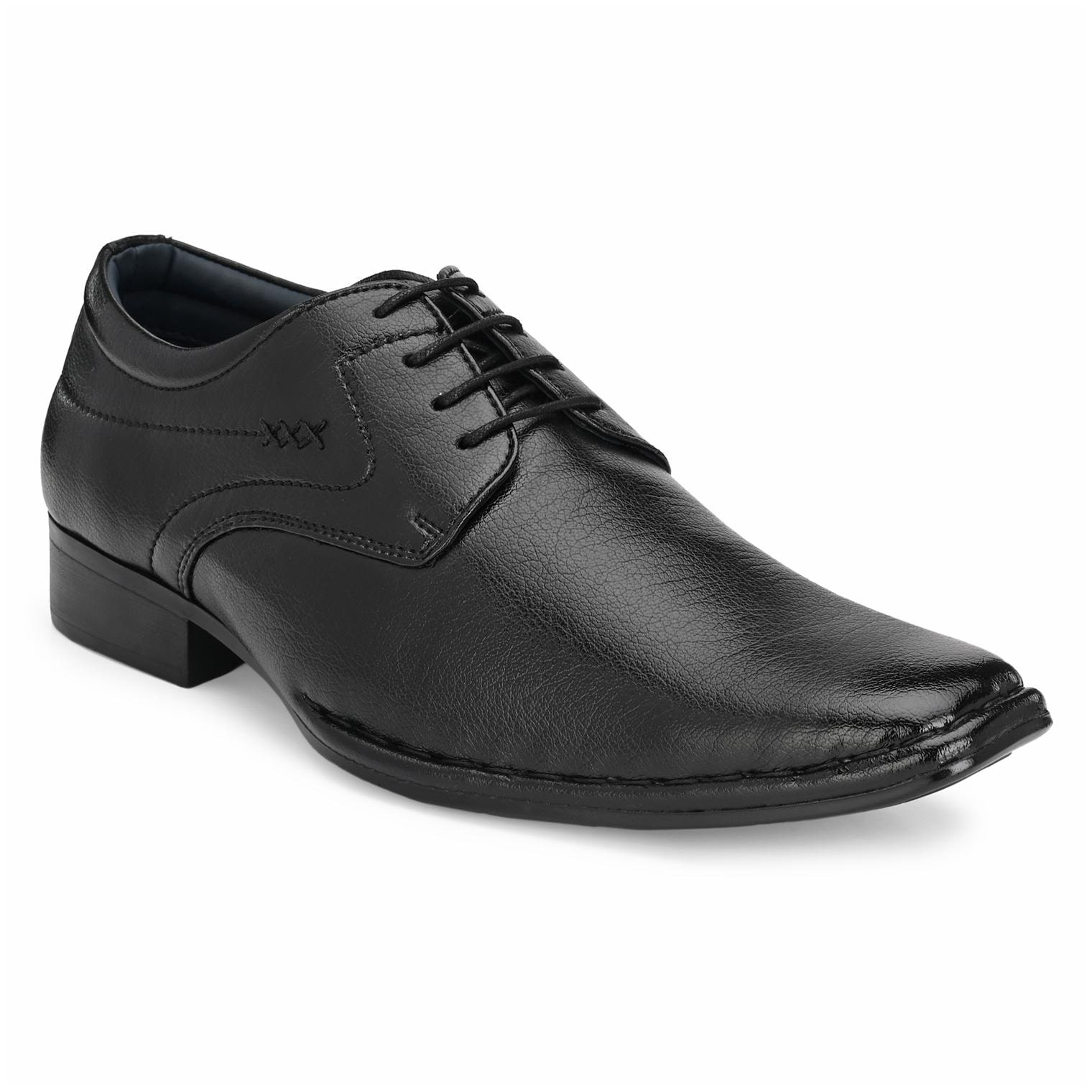 

Rodolfo Darrell Men Black Derby Formal Shoes - RDPK0128-BLACK