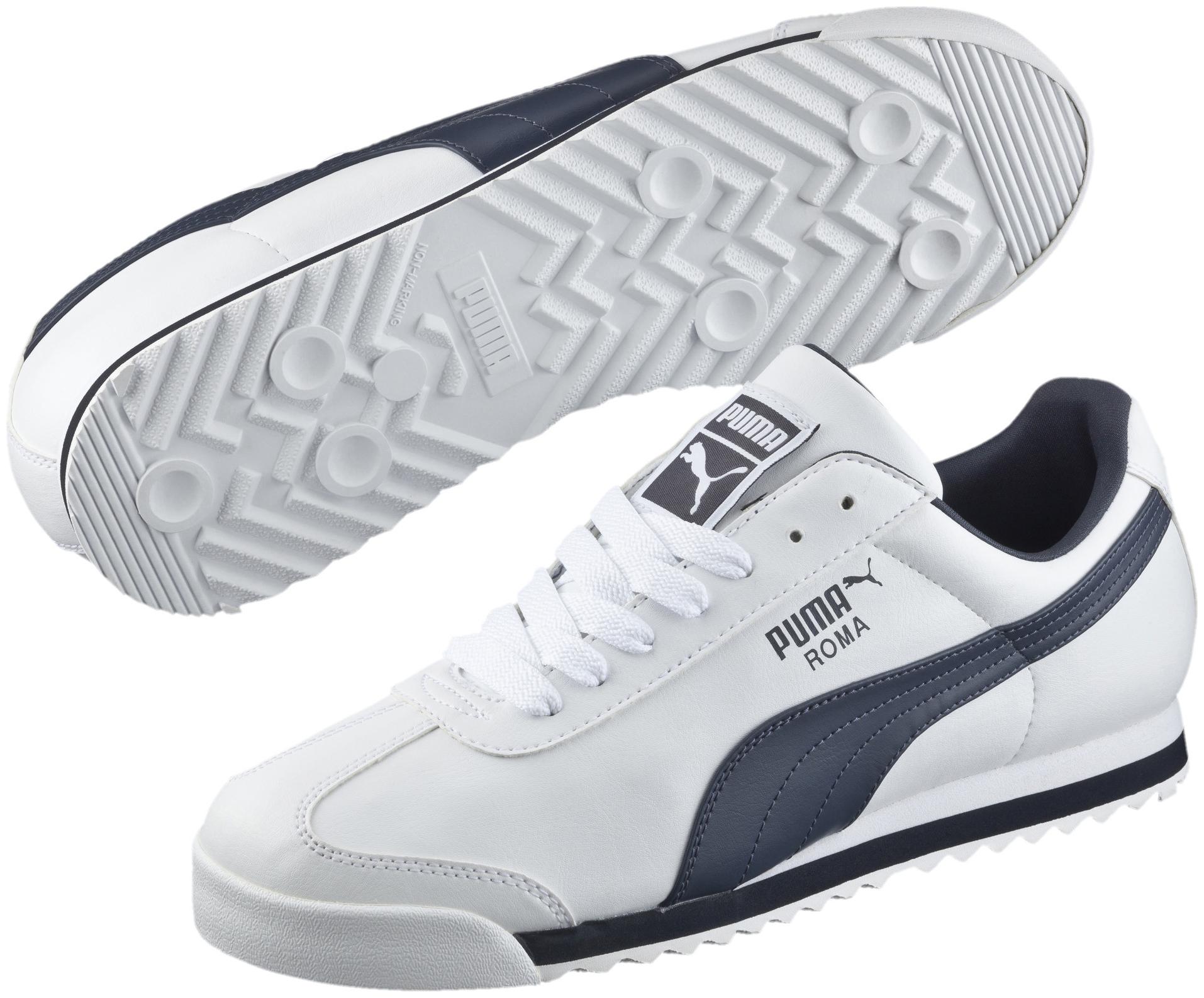 

Puma Men White Casual Shoes - ROMA BASIC - 353572