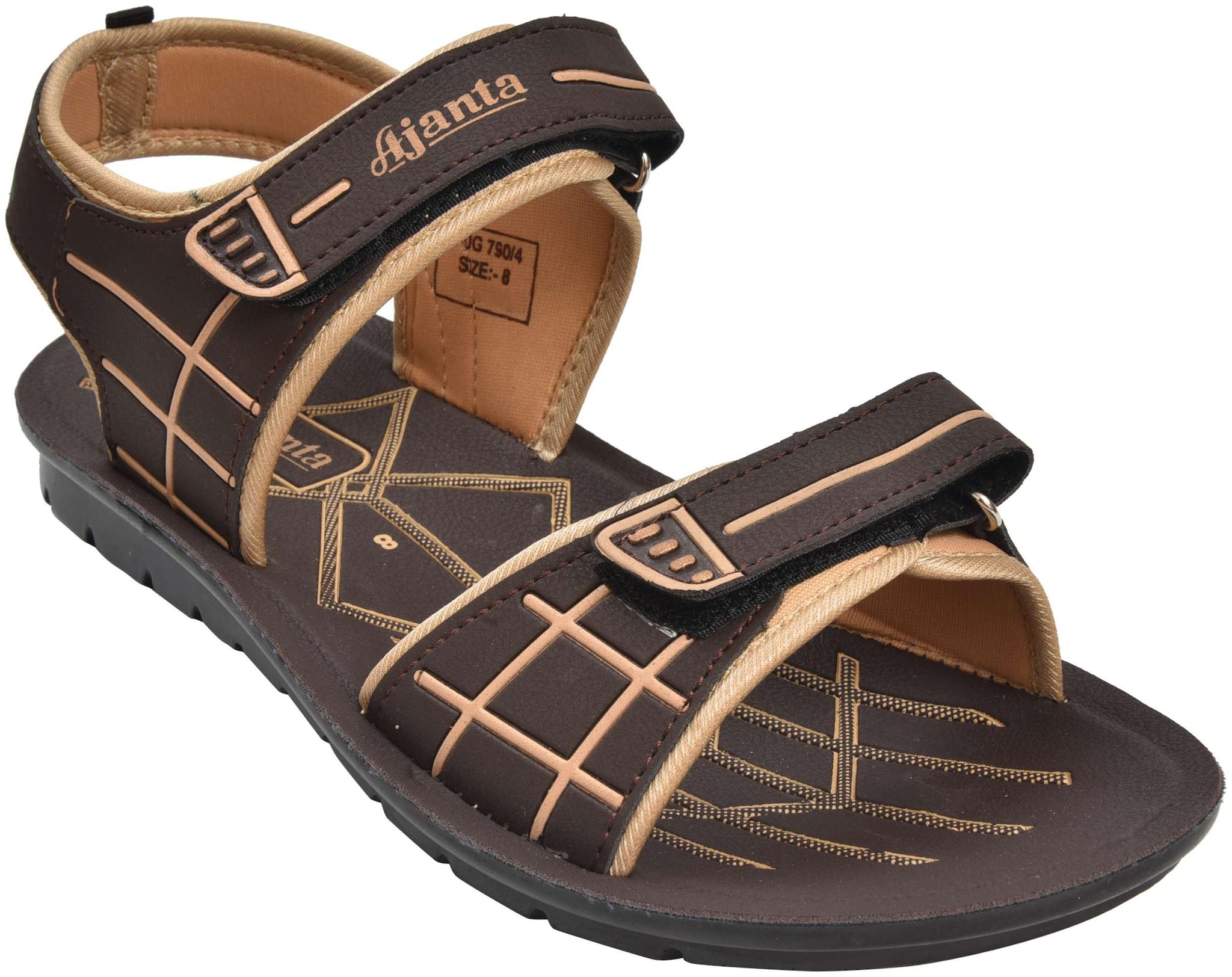 

Ajanta Men Brown Sandals
