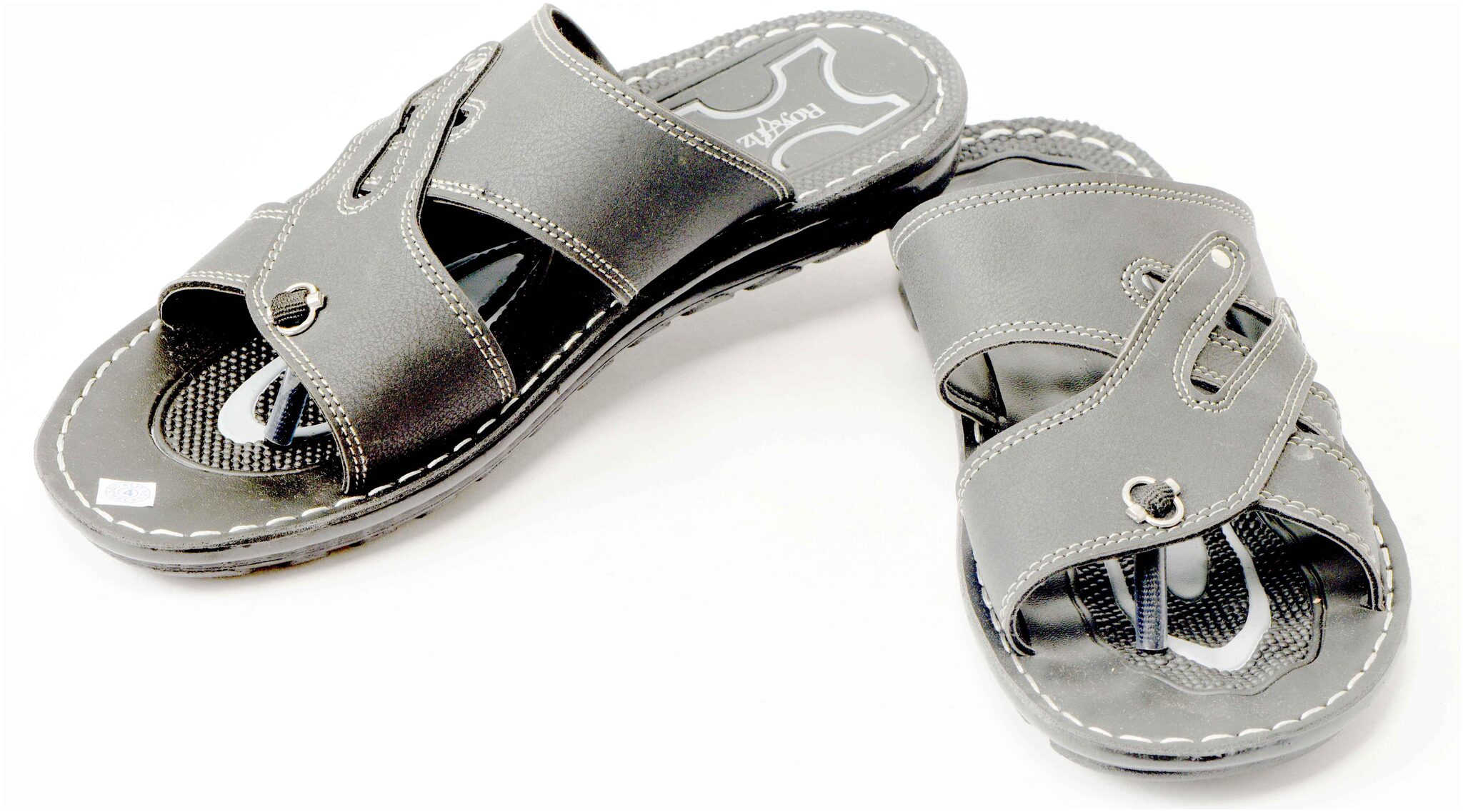 

Ajanta Men Grey Flip-Flops - 1 Pair