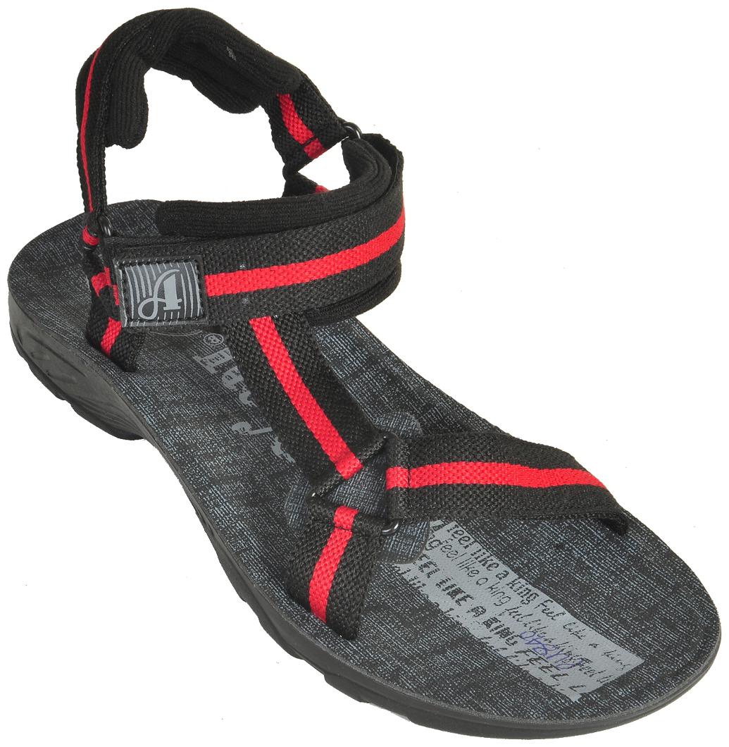 

Ajanta Men Black Sandals