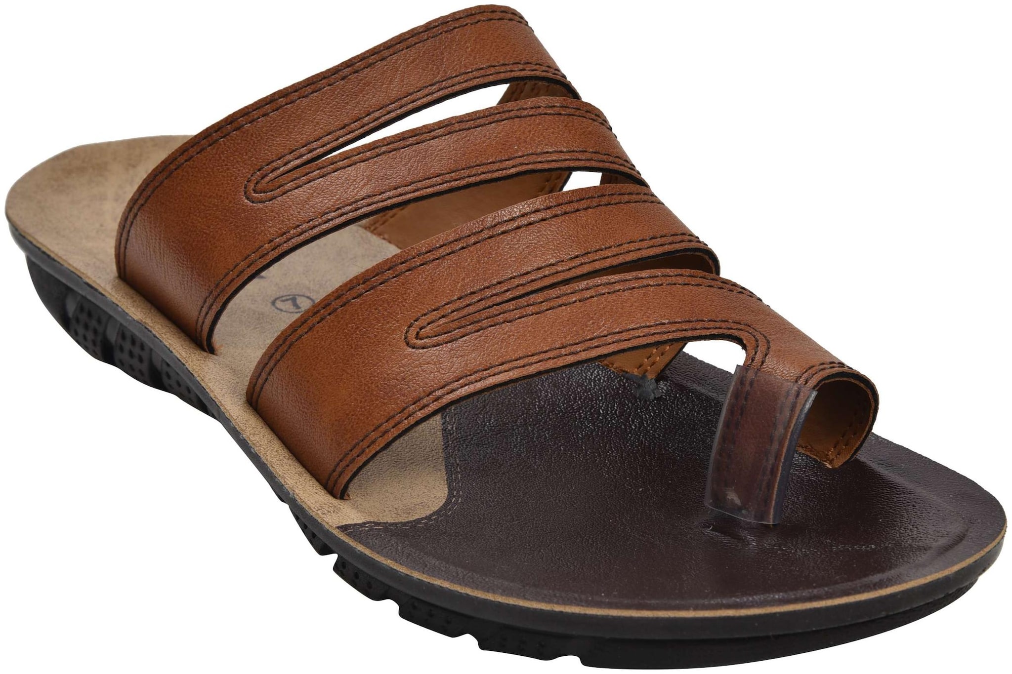 

Ajanta Men Tan Flip-Flops - 1 Pair