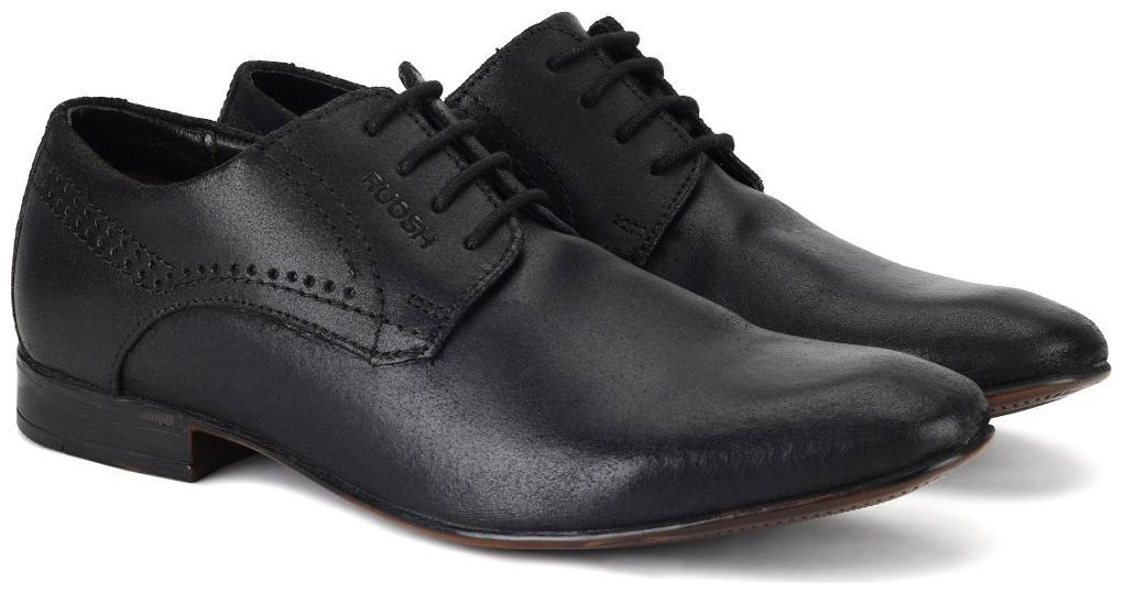 

Ruosh Men Black Oxford Formal Shoes