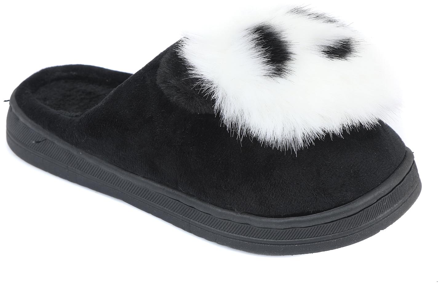 

RUSHERS Women Black Open Toe Flats