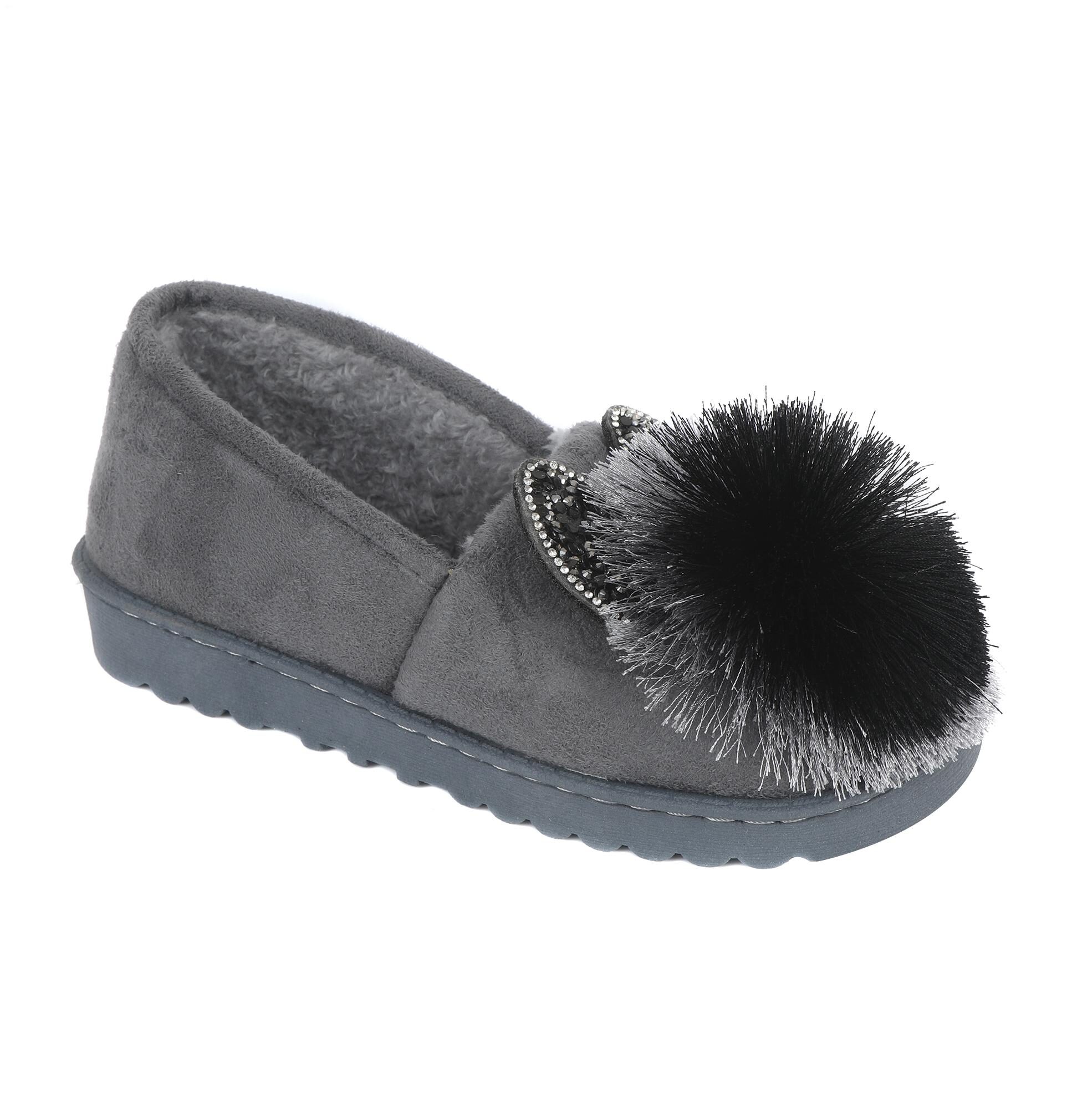 

RUSHERS Women Grey Open Toe Flats