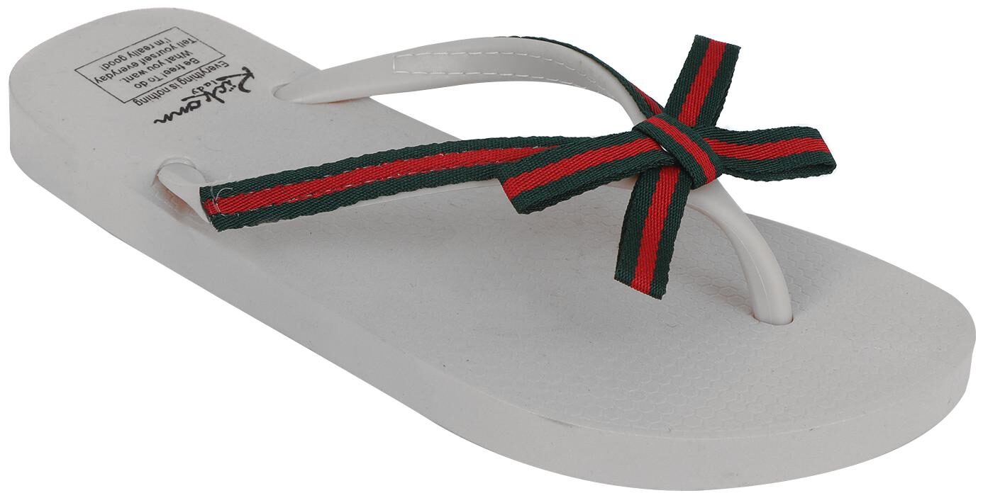

RUSHERS Women Off-White Open Toe Flats
