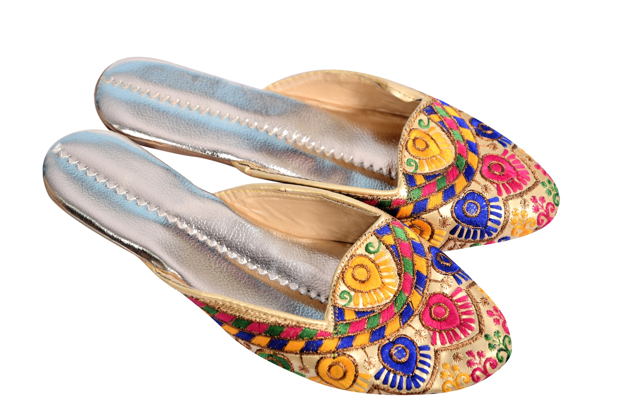 

RYAG Women Multi-Color Open Toe Flats