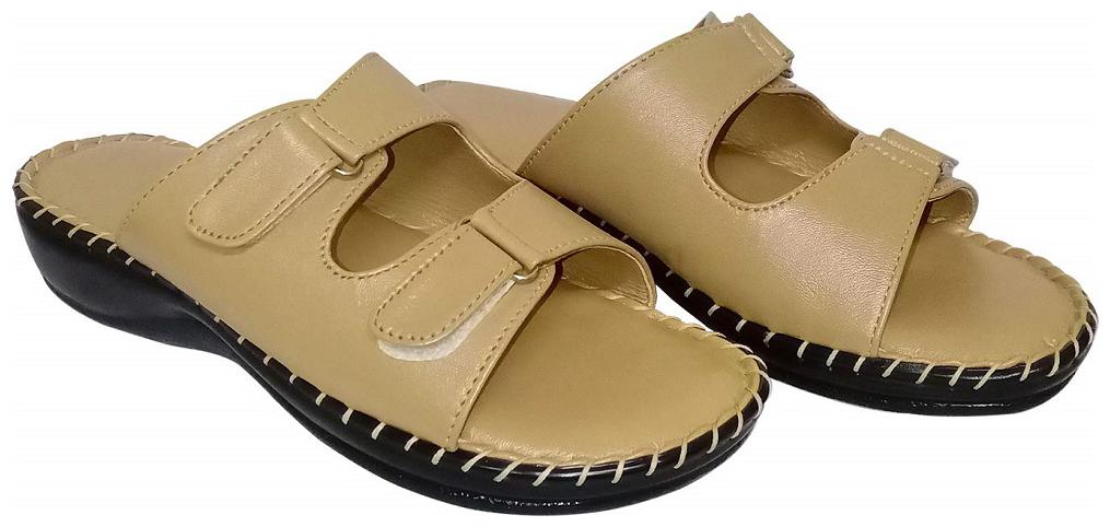 

Saanvishubh Women Beige Open Toe Flats