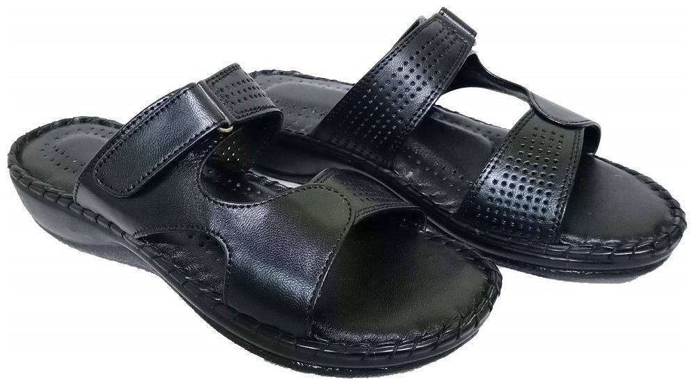 

Saanvishubh Women Black Open Toe Flats