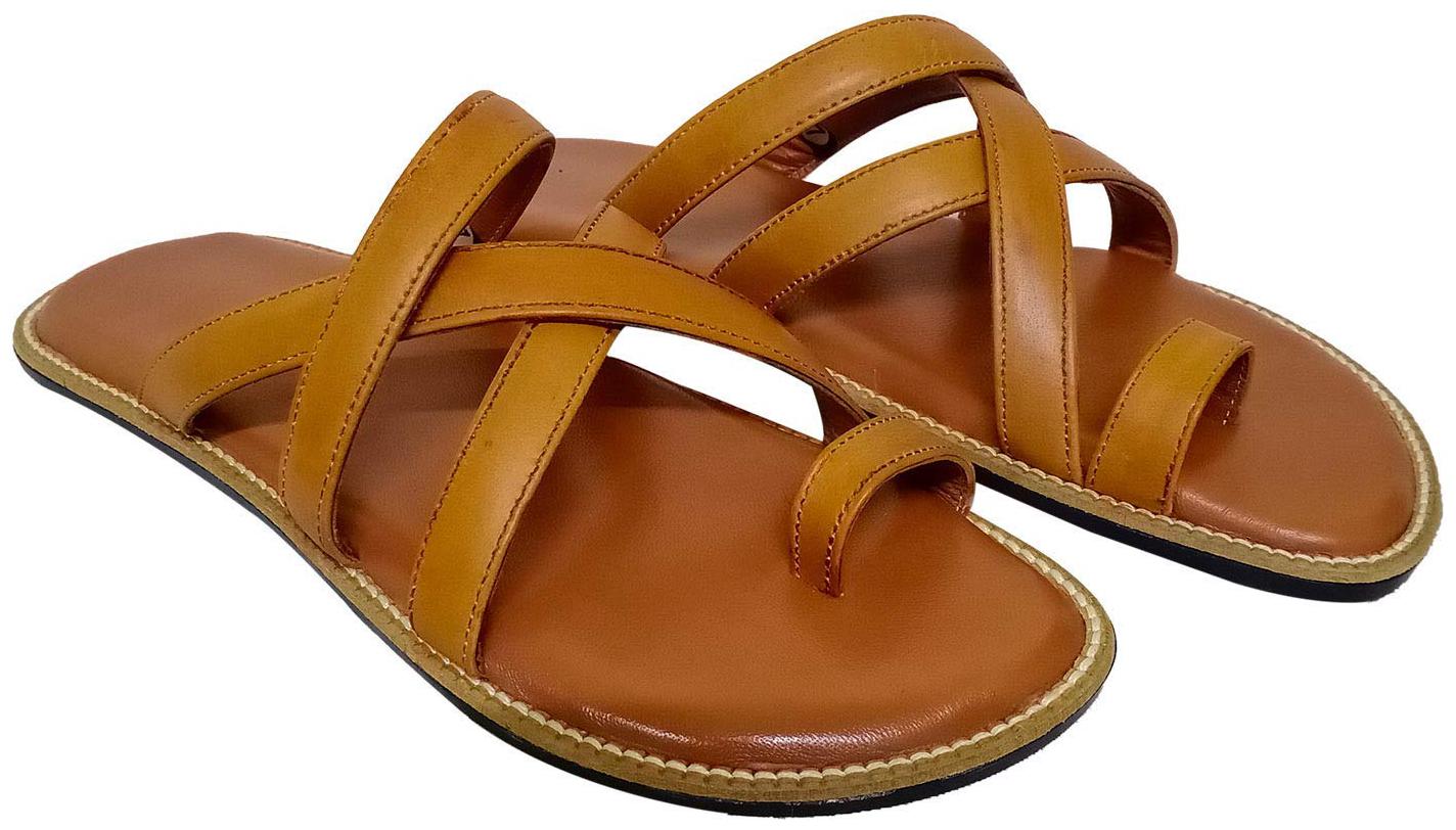 

Saanvishubh Men Tan Flip-Flops - 1 Pair